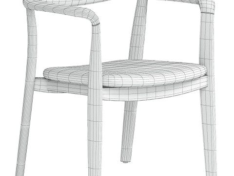Fondes chair by Kave Home 3Dモデル