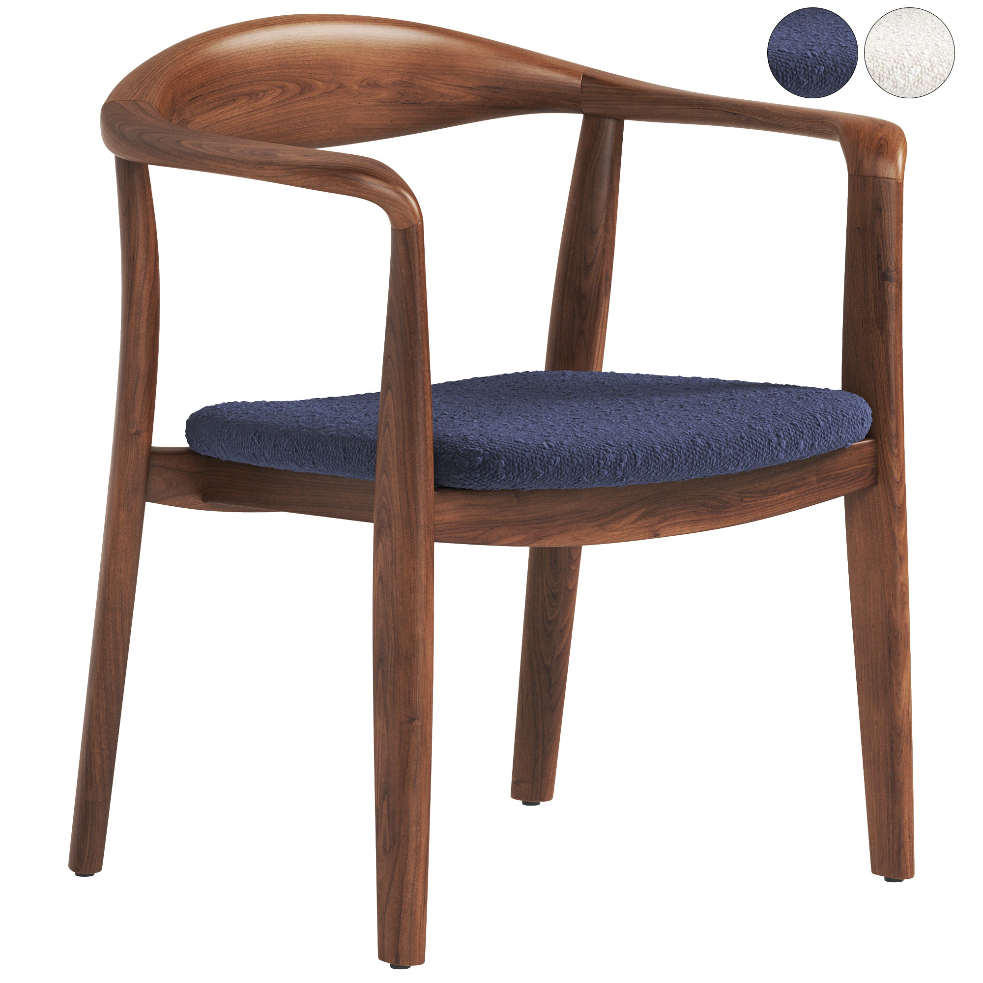 Fondes chair by Kave Home 3D Model .c4d .max .obj .3ds .fbx .stl .blend 