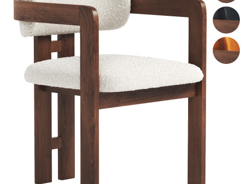 Hallie Carver Dining Chair 3Dモデル