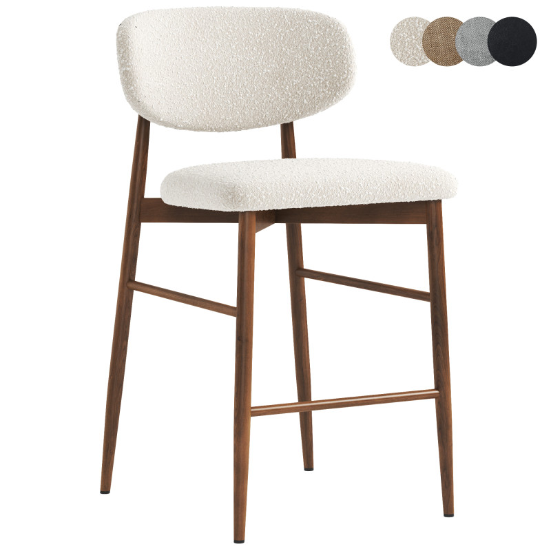 Halston Kitchen Stool 3D मॉडल .c4d .max .obj .3ds .fbx .stl .blend