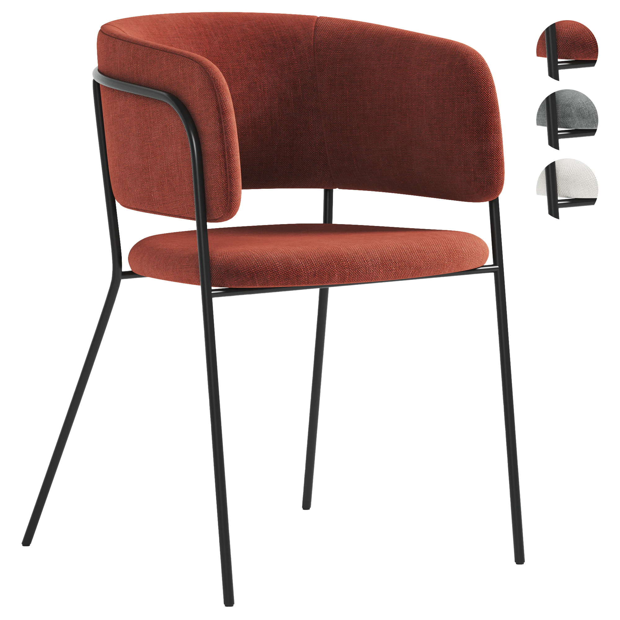 Helning chair 3D Model .c4d .max .obj .3ds .fbx .stl .blend