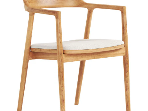 Hiroshima Armchair 3D Model