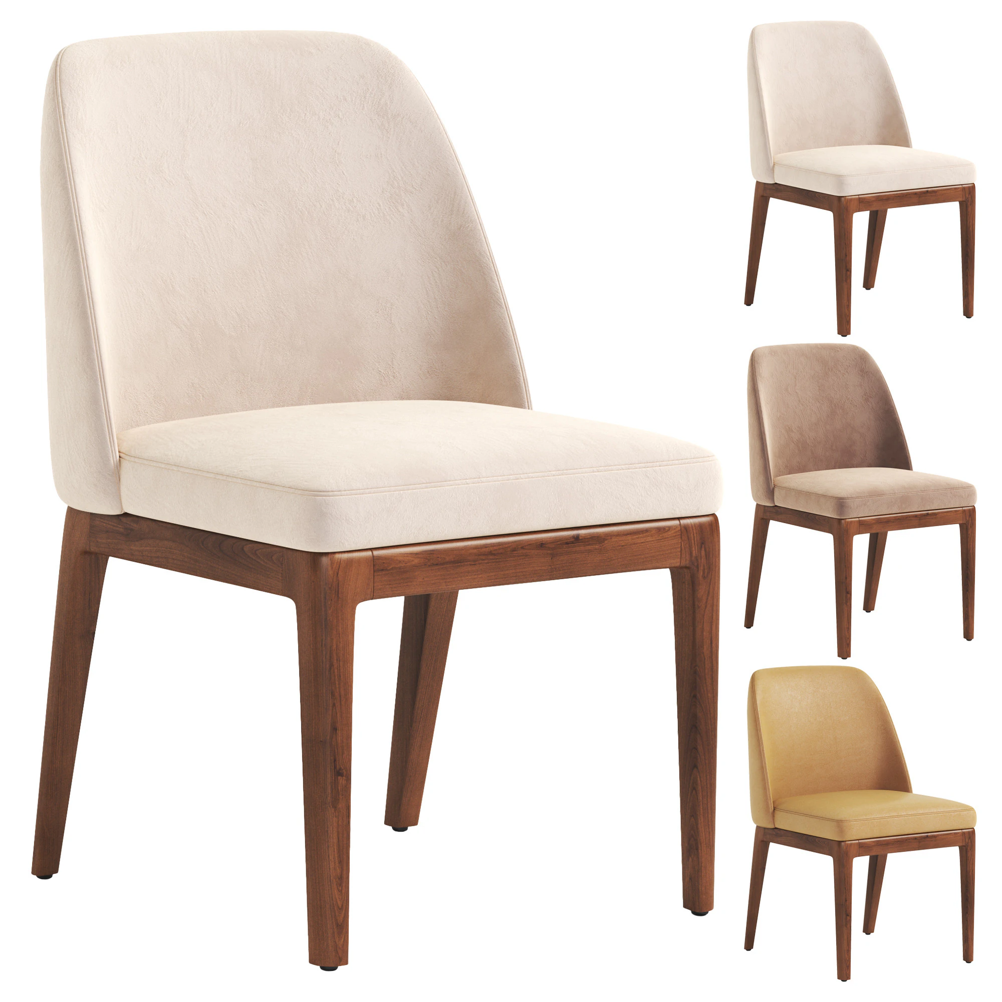 Jacey chair 3D Model .c4d .max .obj .3ds .fbx .stl .blend