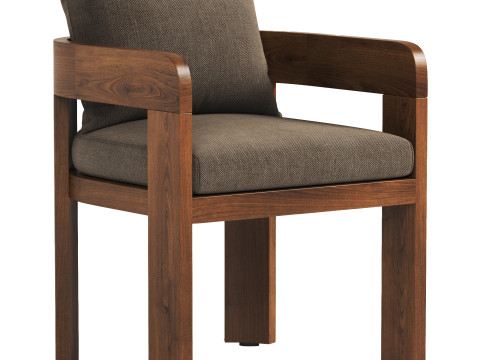 Jackson Outdoor Dining Chair 3D-Modell