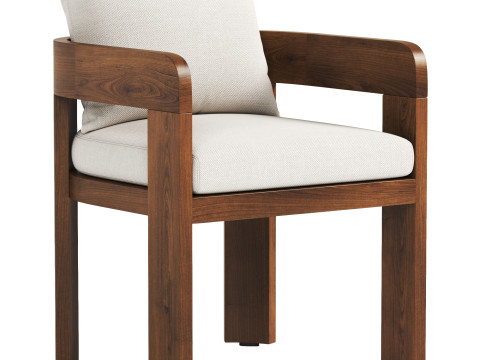 Jackson Outdoor Dining Chair 3D-Modell