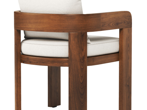 Jackson Outdoor Dining Chair 3D-Modell