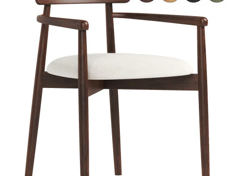 Jefferson Esszimmerstuhl 3D Modell