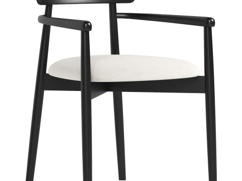 Jefferson Dining Arm Chair 3D 模型