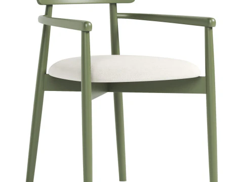 Jefferson Dining Arm Chair 3D Model