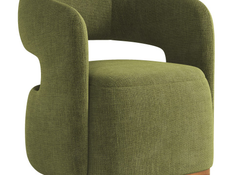 Jefferson Dining Arm Chair Modelo 3D