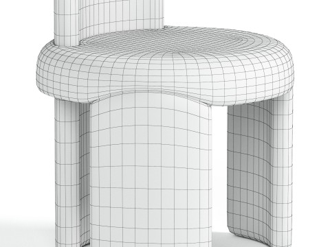 Kafa Stool Modelo 3D