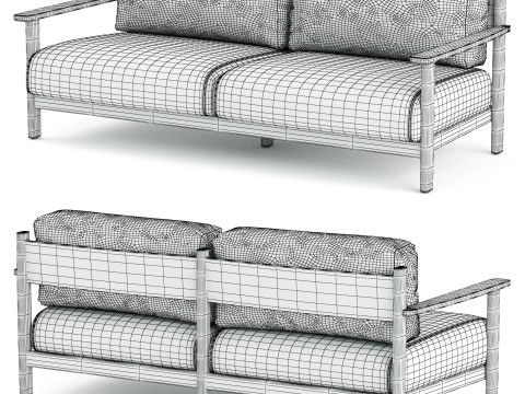 Kave Home Tirant sofa 3D Modell