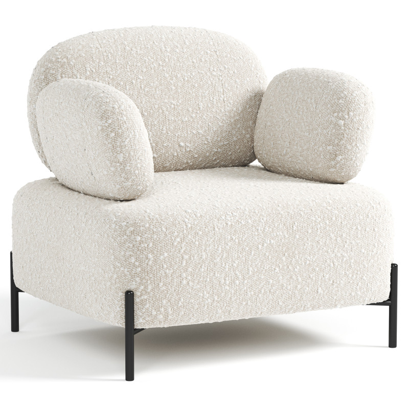 Kendi armchair 3D Model .c4d .max .obj .3ds .fbx .stl .blend