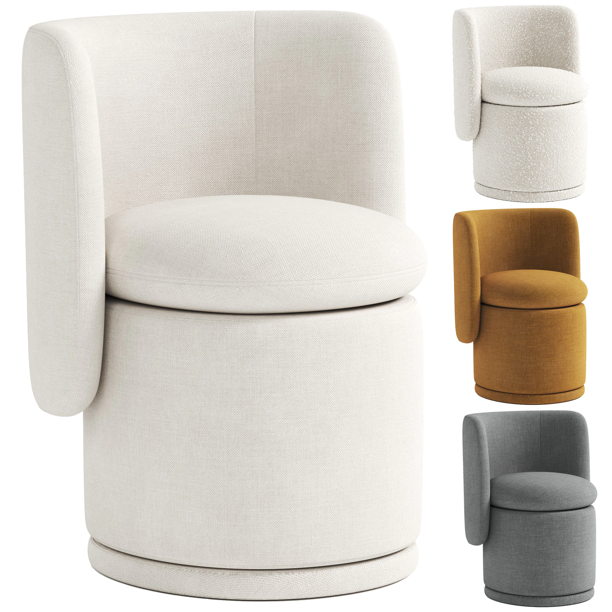 Kepler Chair 3D Model .c4d .max .obj .3ds .fbx .stl .blend 