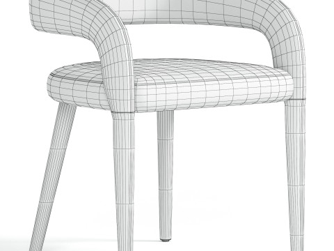 Lisette chairs 3Dモデル