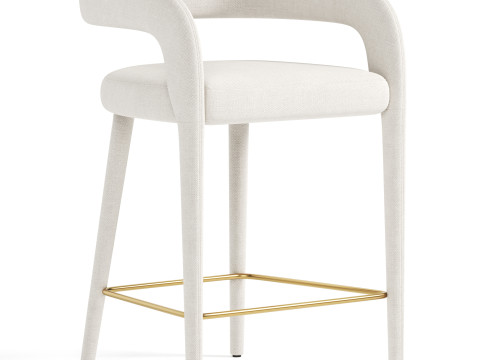 Lisette Counter Stool Model 3D