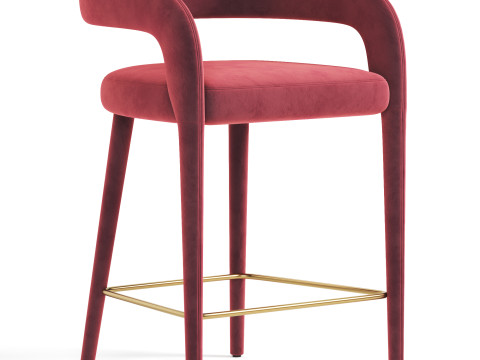 Lisette Counter Stool Model 3D