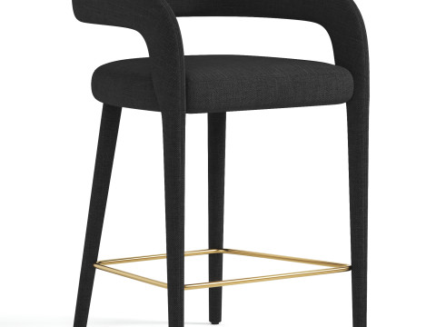 Lisette Counter Stool Model 3D