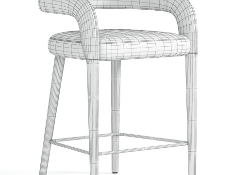 Lisette Counter Stool Model 3D
