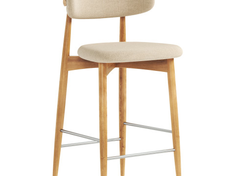 Lucas Bar chairs Model 3D