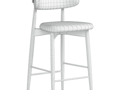 Lucas Bar chairs Model 3D