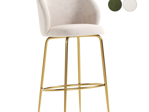 Luisa bar chairs 3D Model