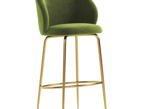 Luisa bar chairs 3D 모델
