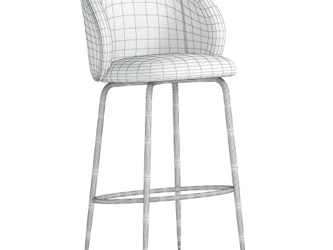 Luisa bar chairs 3D Model