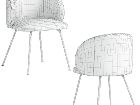 Luisa chairs 3D Модель