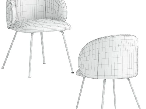 Luisa chairs 3D Model