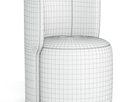 Maxine Dining Chair 3D Model