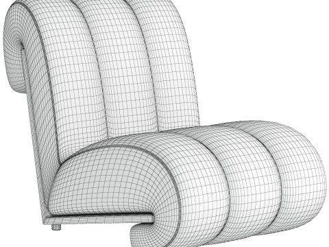 Mesnil armchair 3D Модель