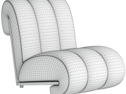 Mesnil armchair 3D Model