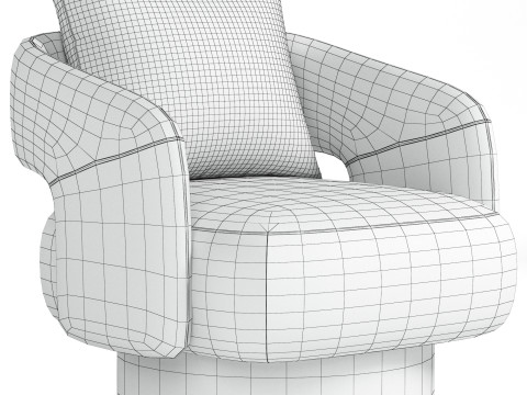 356 Armchair by Ditre Italia Modelo 3D