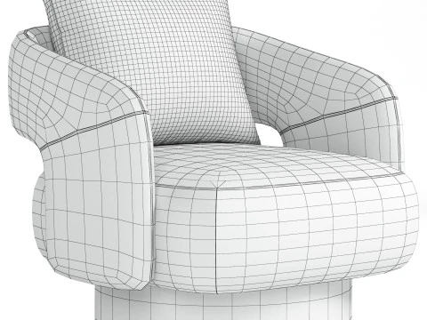 356 Armchair by Ditre Italia 3D Model