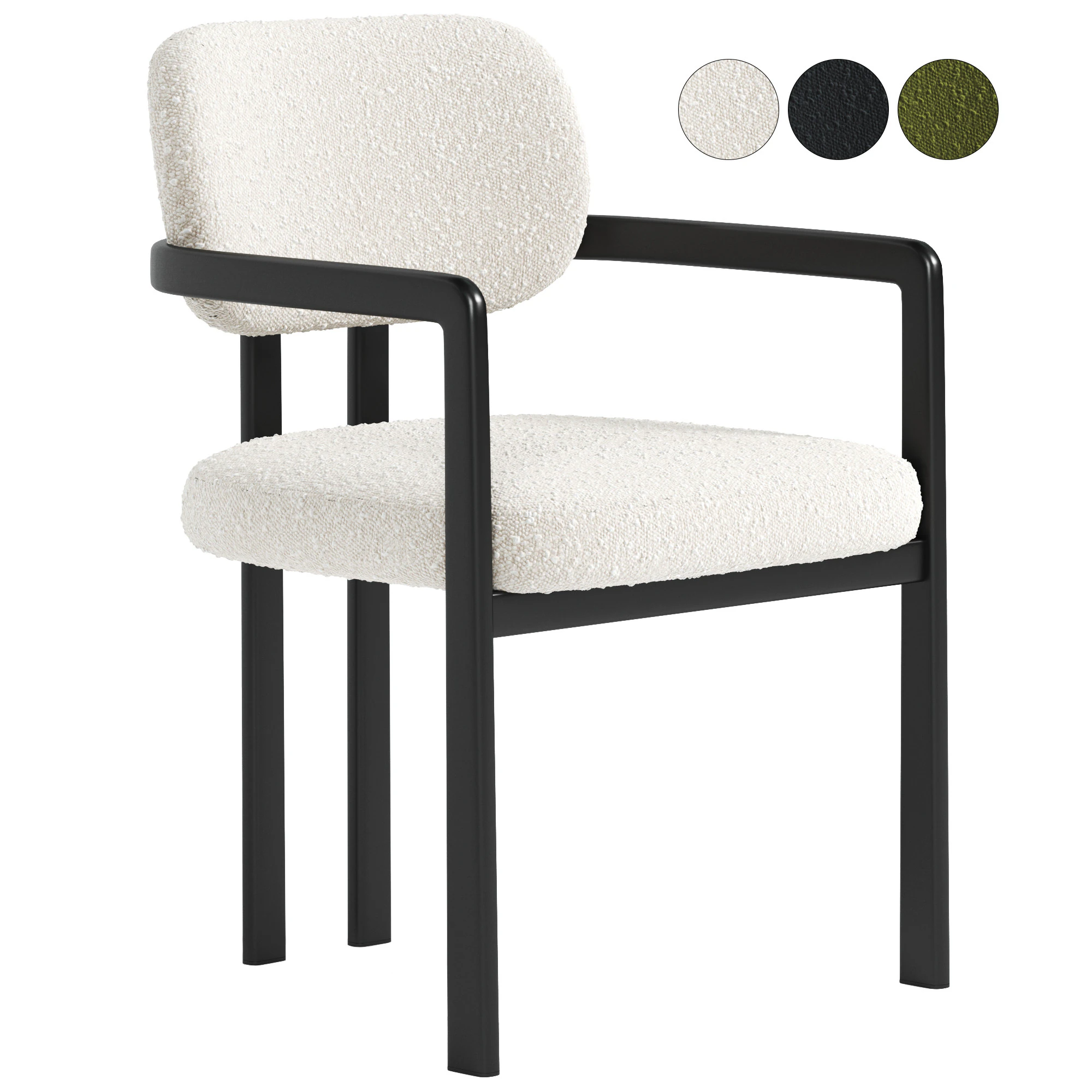 Adrien chairs 3D Model .c4d .max .obj .3ds .fbx .stl .blend
