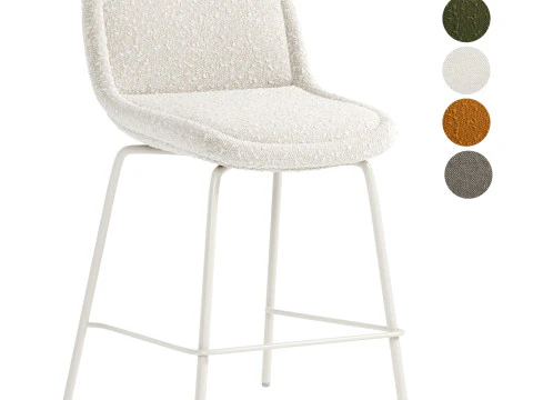 Sedia Aimin di Kave Home Modello 3D