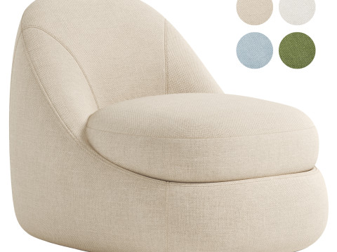 Akena armchair 3D-Modell