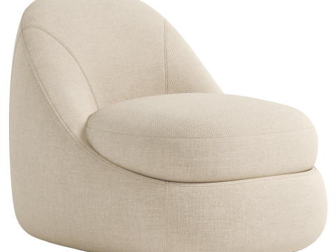 Akena armchair Model 3D
