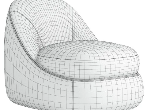 Akena armchair 3D Model