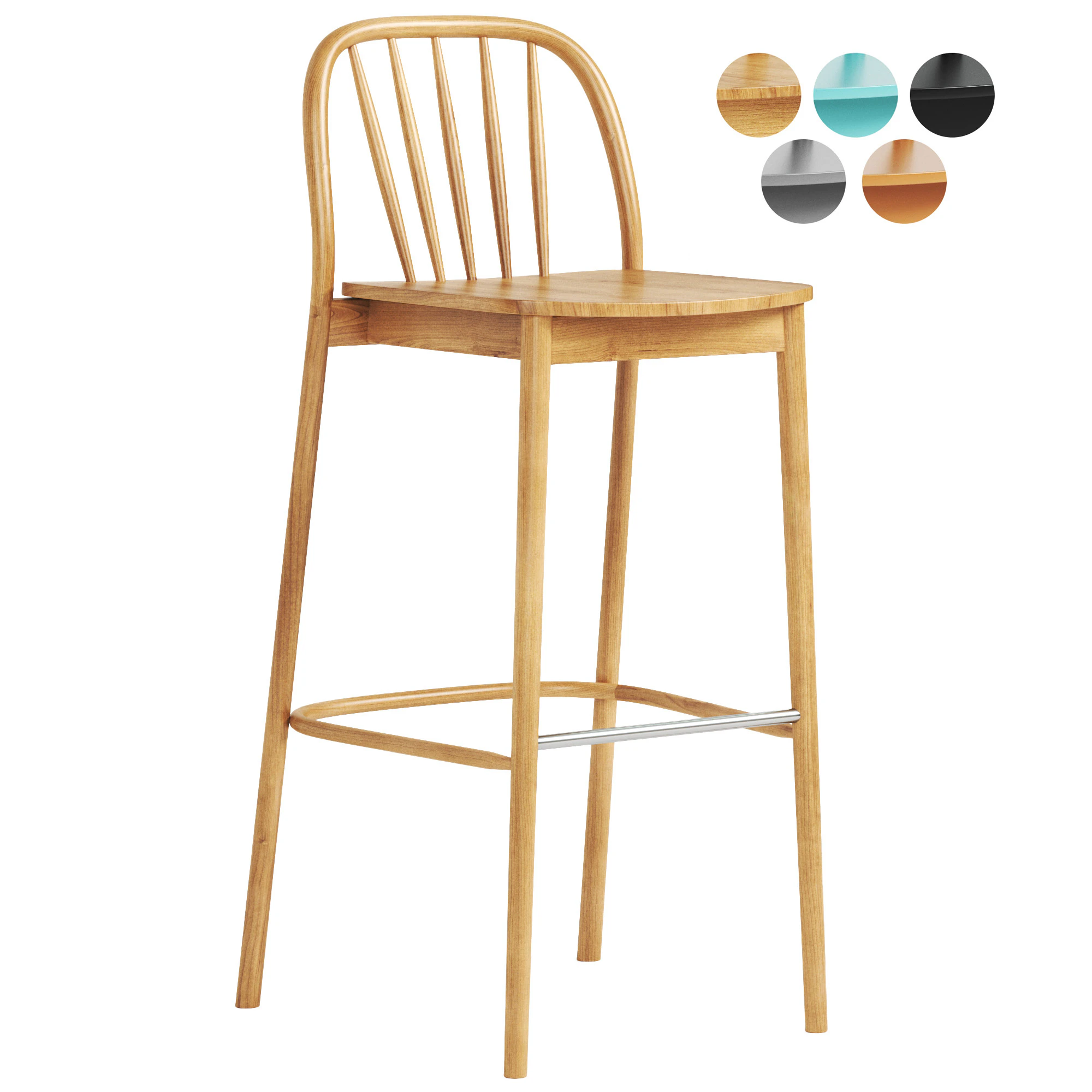 ALDO H 070 chair 3D Model .c4d .max .obj .3ds .fbx .stl .blend