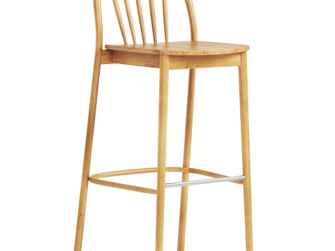 ALDO H 070 chair Modello 3D