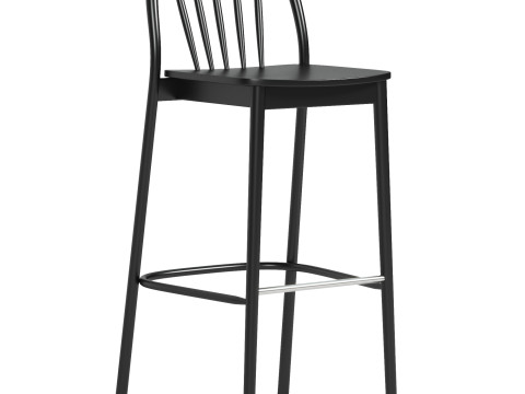 ALDO H 070 chair Modello 3D