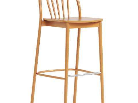 ALDO H 070 chair Modello 3D