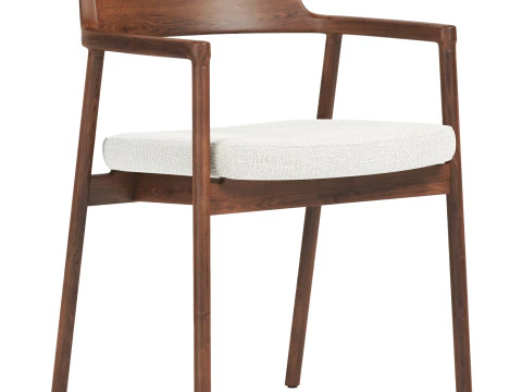 Kave Home 设计的 Alocs 椅子 3D 模型