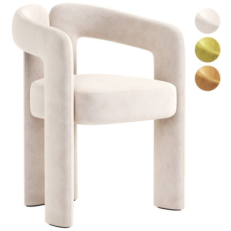 Angie chair Model 3D .c4d .max .obj .3ds .fbx .stl .blend