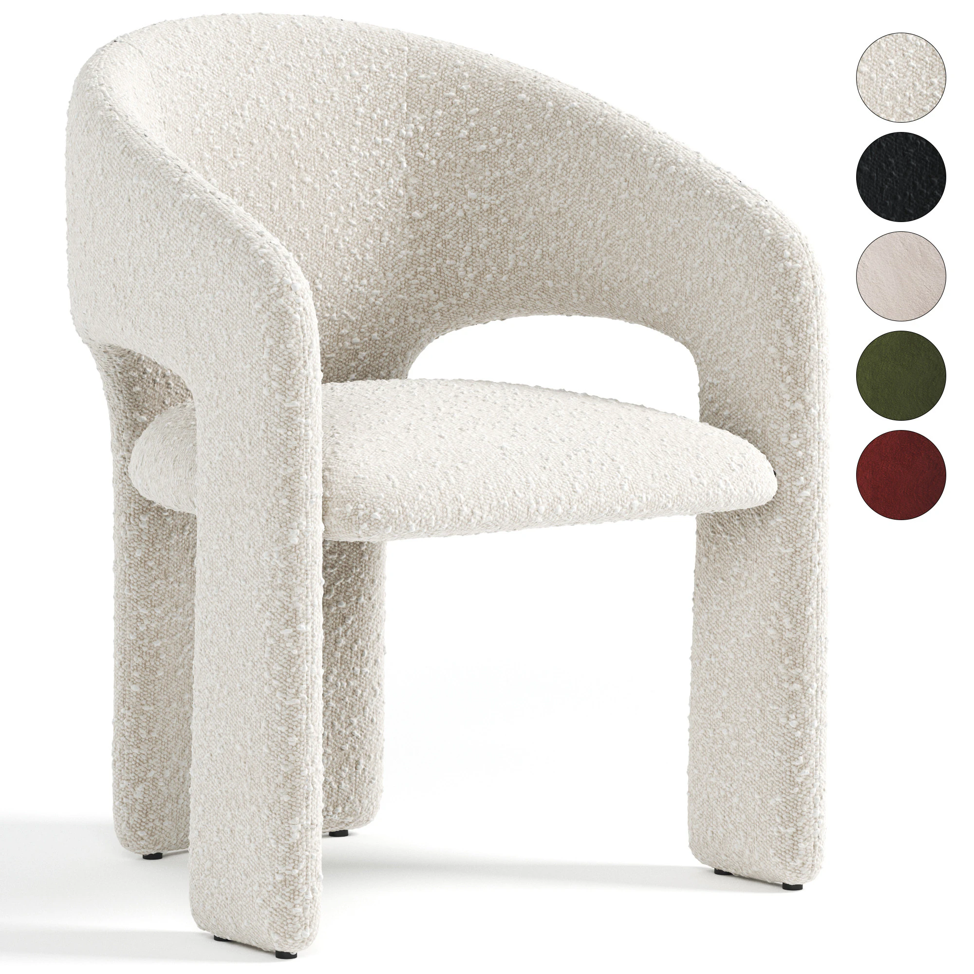 Aria chair 3D Model .c4d .max .obj .3ds .fbx .stl .blend 