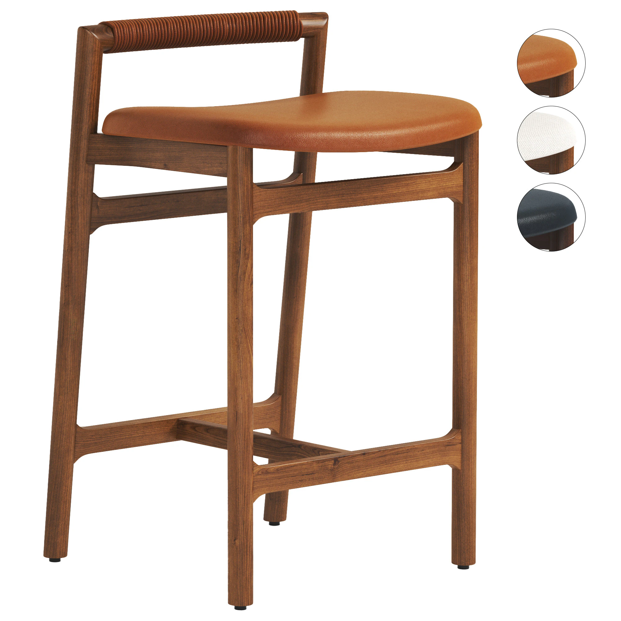 Baden Stool 3D Model .c4d .max .obj .3ds .fbx .stl .blend