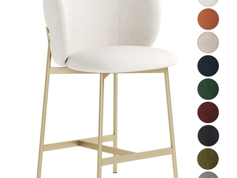 Baykal bar chair 3D 模型