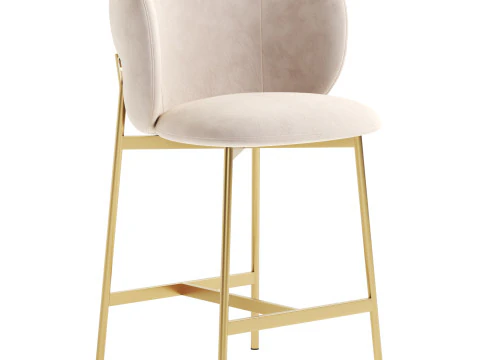 Baykal bar chair 3D Model